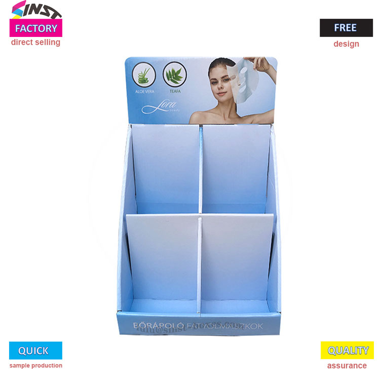 4 Seastán Taispeána Countertop Cairtchláir Measca Facial Pocket